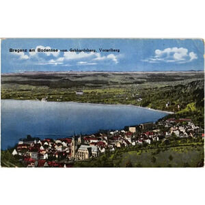 Bregenz Am Bodensee Vom Gebhardsberg, Voralberg Postcard